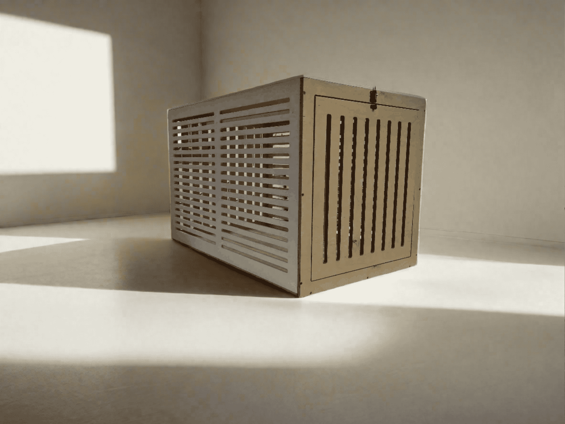 Luxurious and Functional: Fancy Dog Cage with Cozy Side Garage Door - Image 2