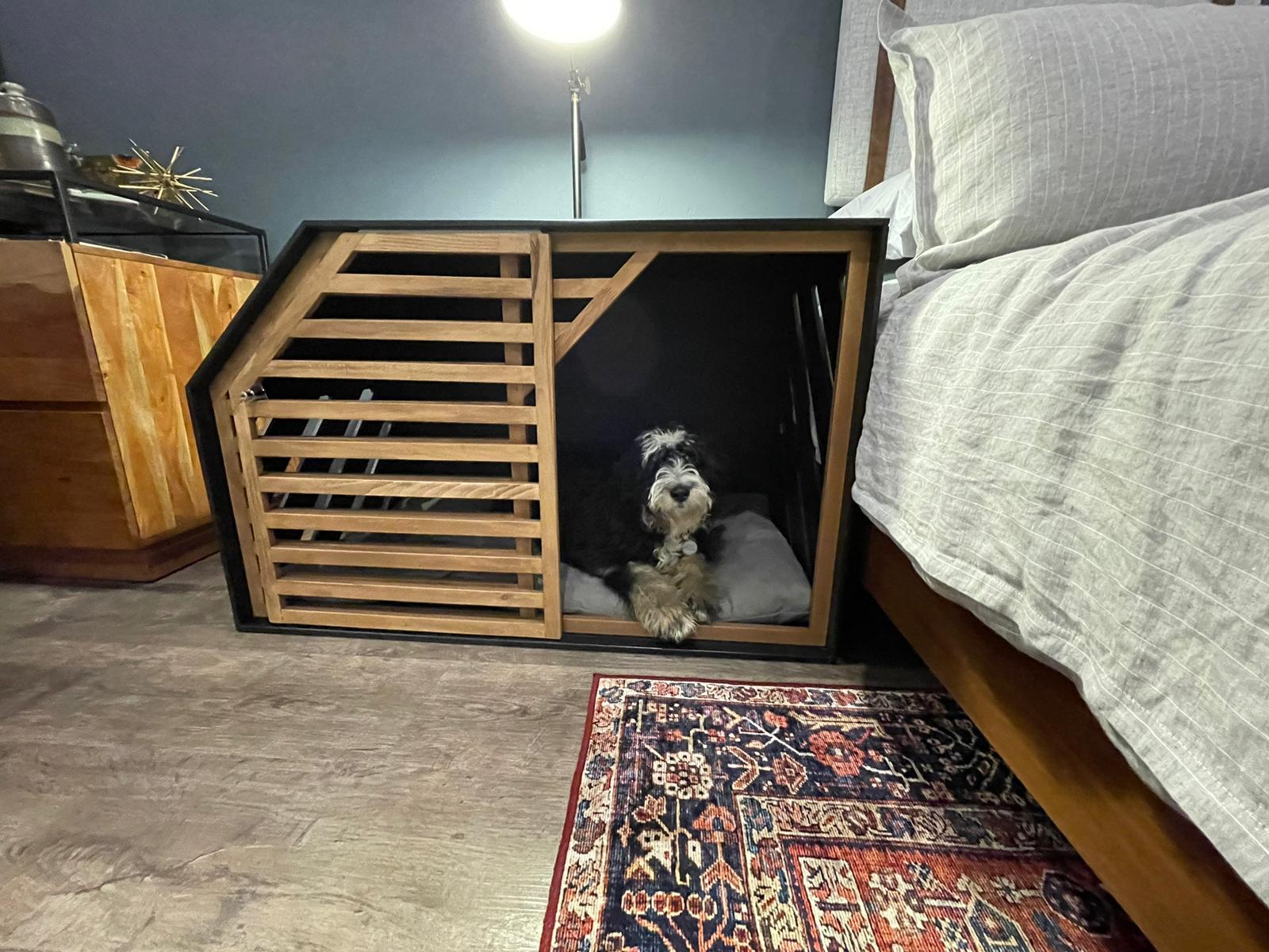 Amazing Black Dog House with Slide Door - Comfortable Pet Shelter - Image 6