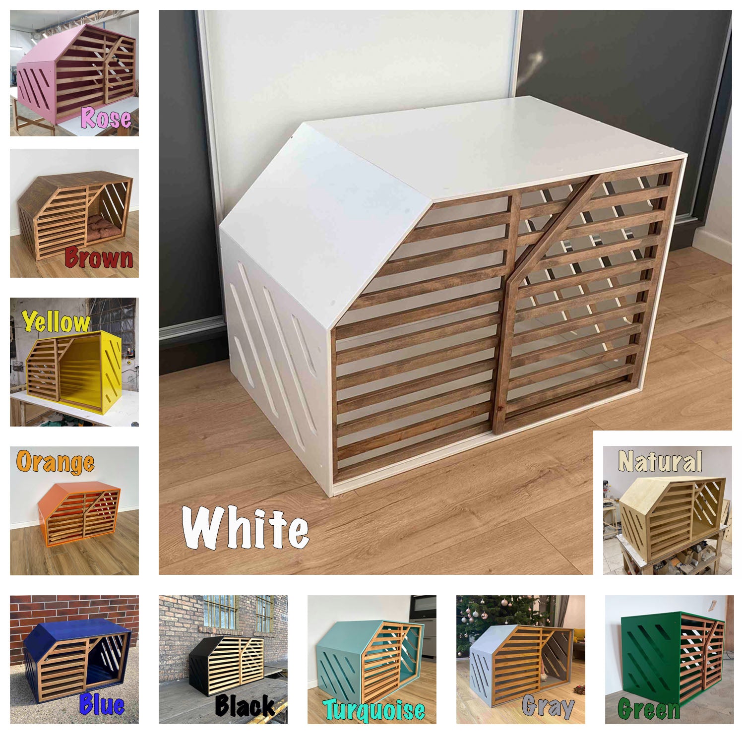 Handcrafted Pink Dog House for a Comfortable and Charming Pet Haven - Image 7