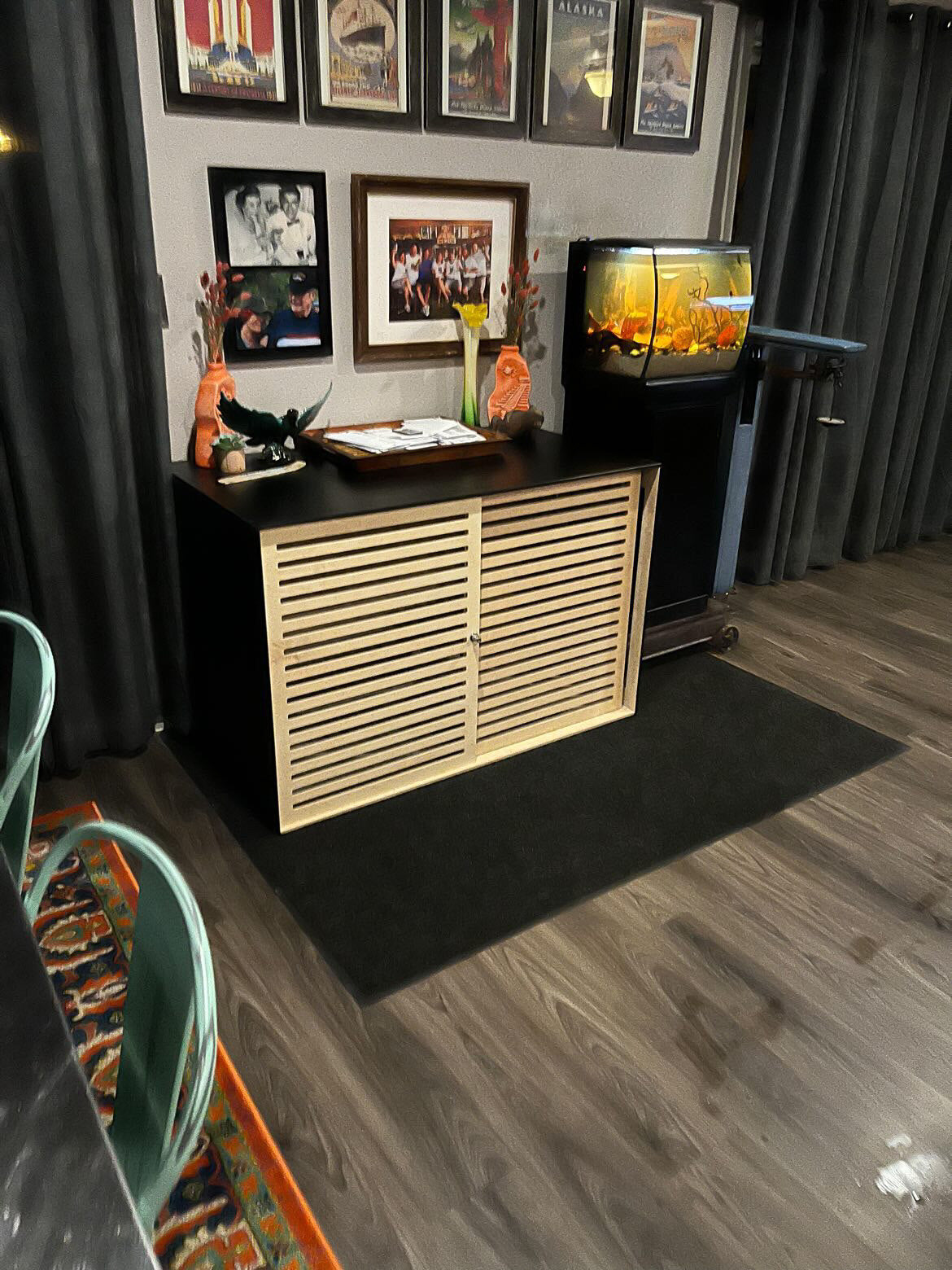 Modern Black Dog Cage - Cozy Home for Your Pup with Sliding Door - Image 5
