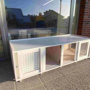 Outdoor Rabbit hutches, any color, made of the highest grade plywood