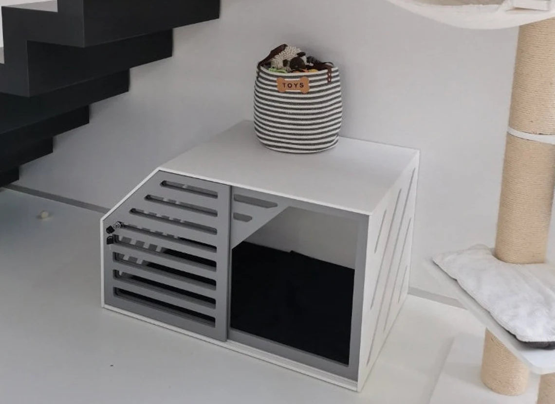 Modern Wooden Dog Kennel - Chic and Minimalist Pet Furniture - Image 8