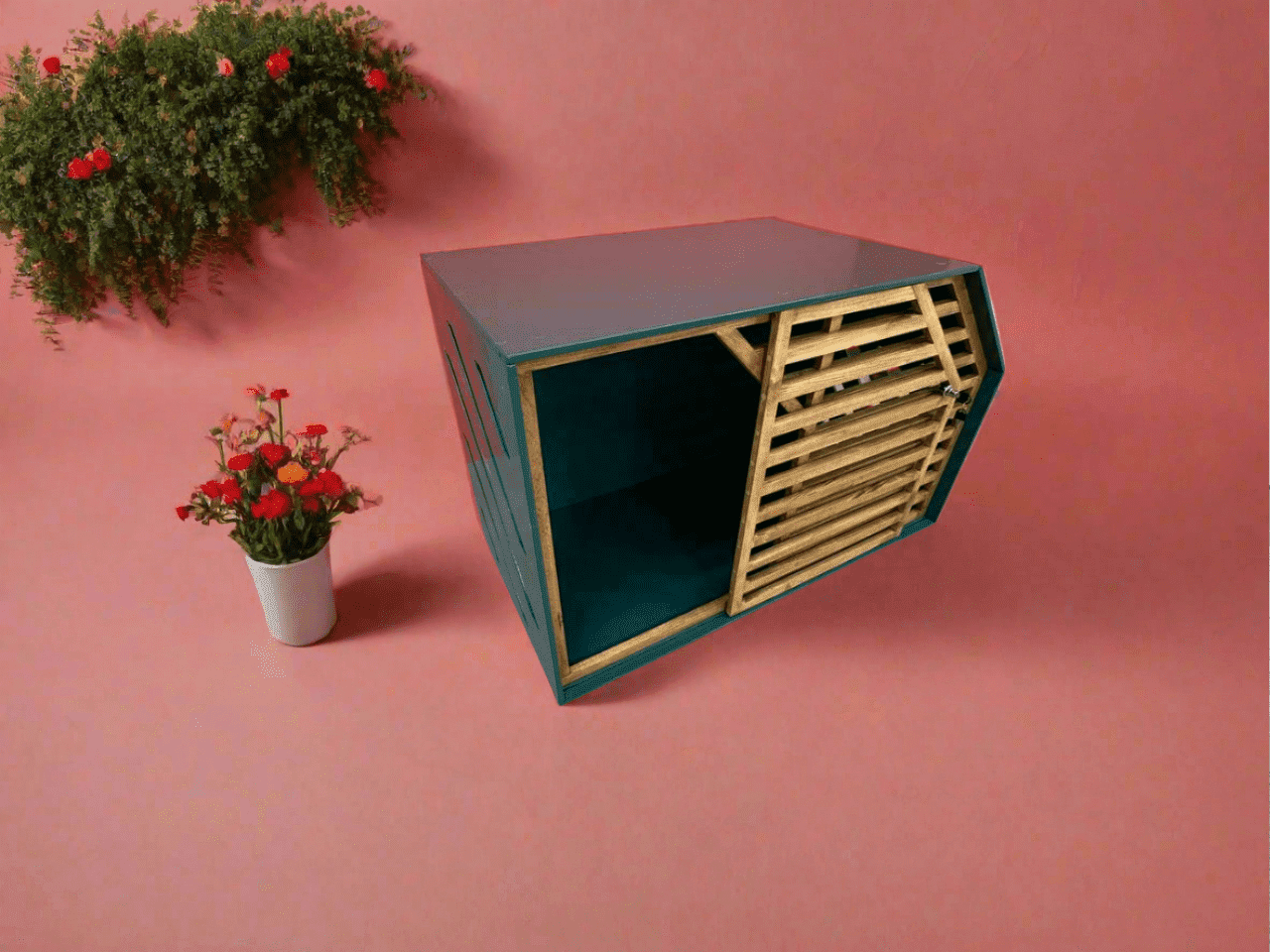 Unique Emerald Dog House - Stylish Shelter for Your Furry Companion - Image 6