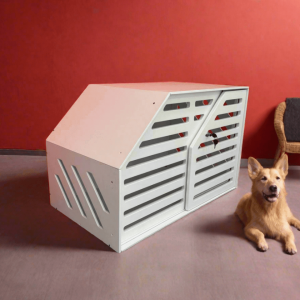 White Dog Crate Furniture - Elegant and Functional Pet Storage Solution