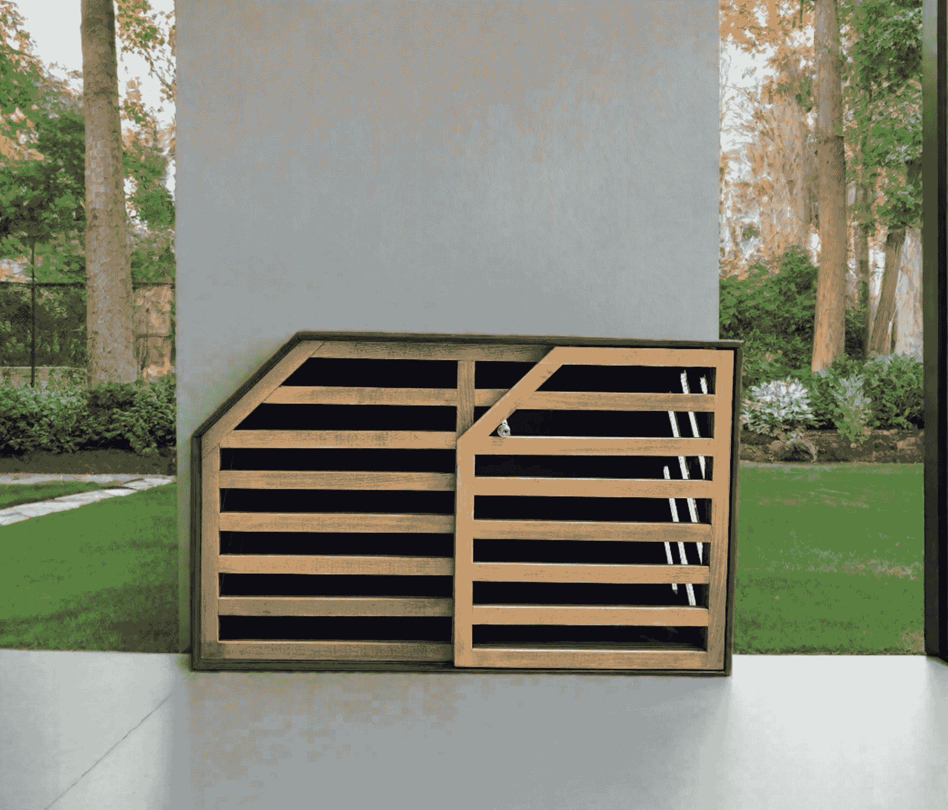 Luxurious Blue Dog House with Slide Door - Ultimate Comfort for Your Pet - Image 4