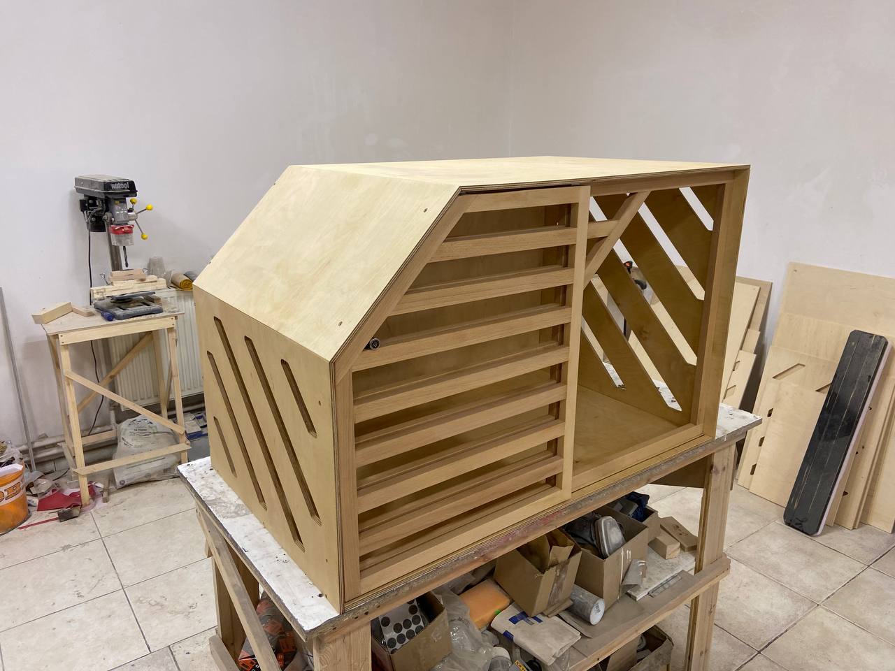 White Safe Haven for Dogs - Cozy Wooden Dog House - Image 19