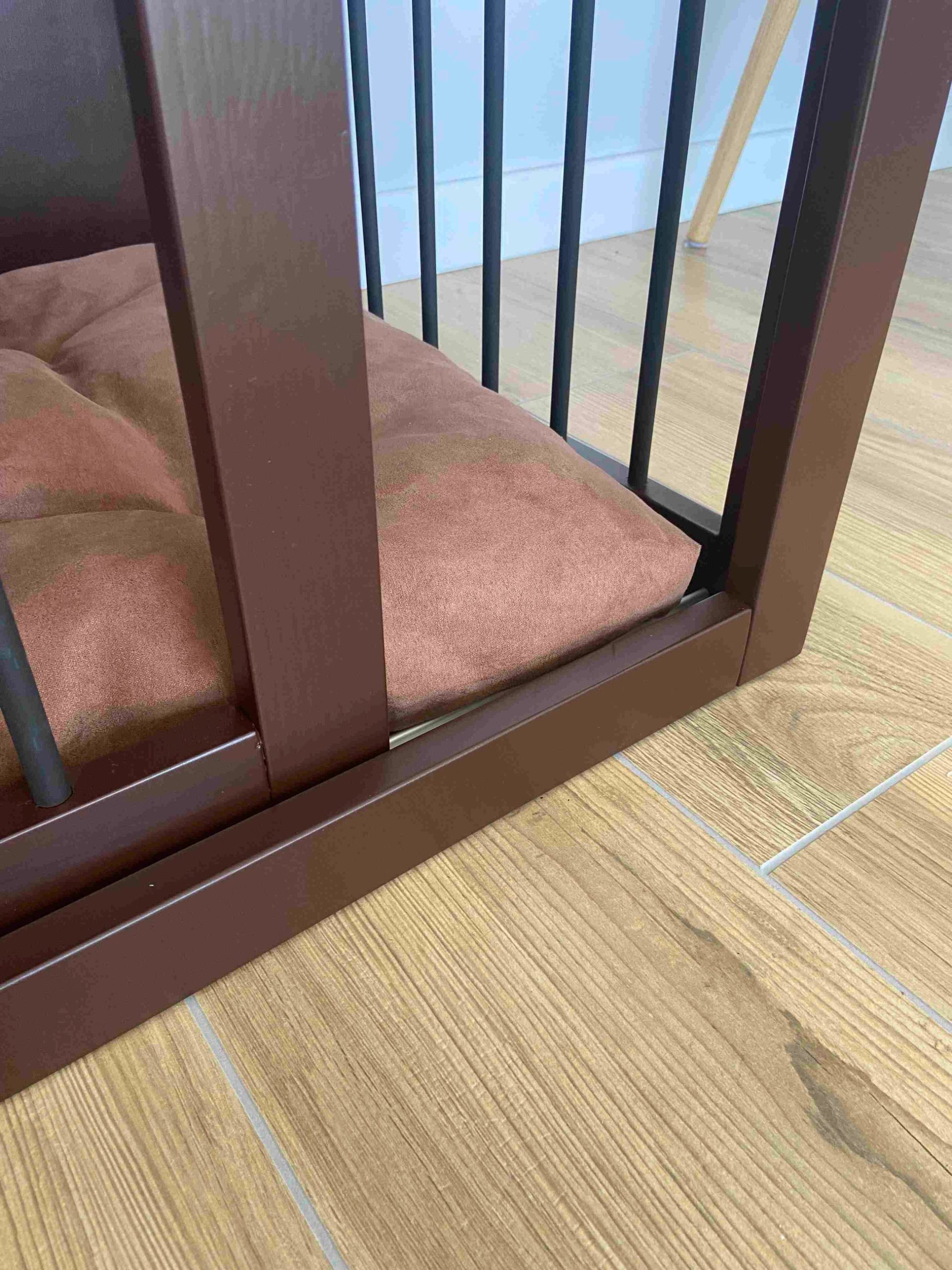 Modern dog crate furniture Moxie Brown+Black - Image 7