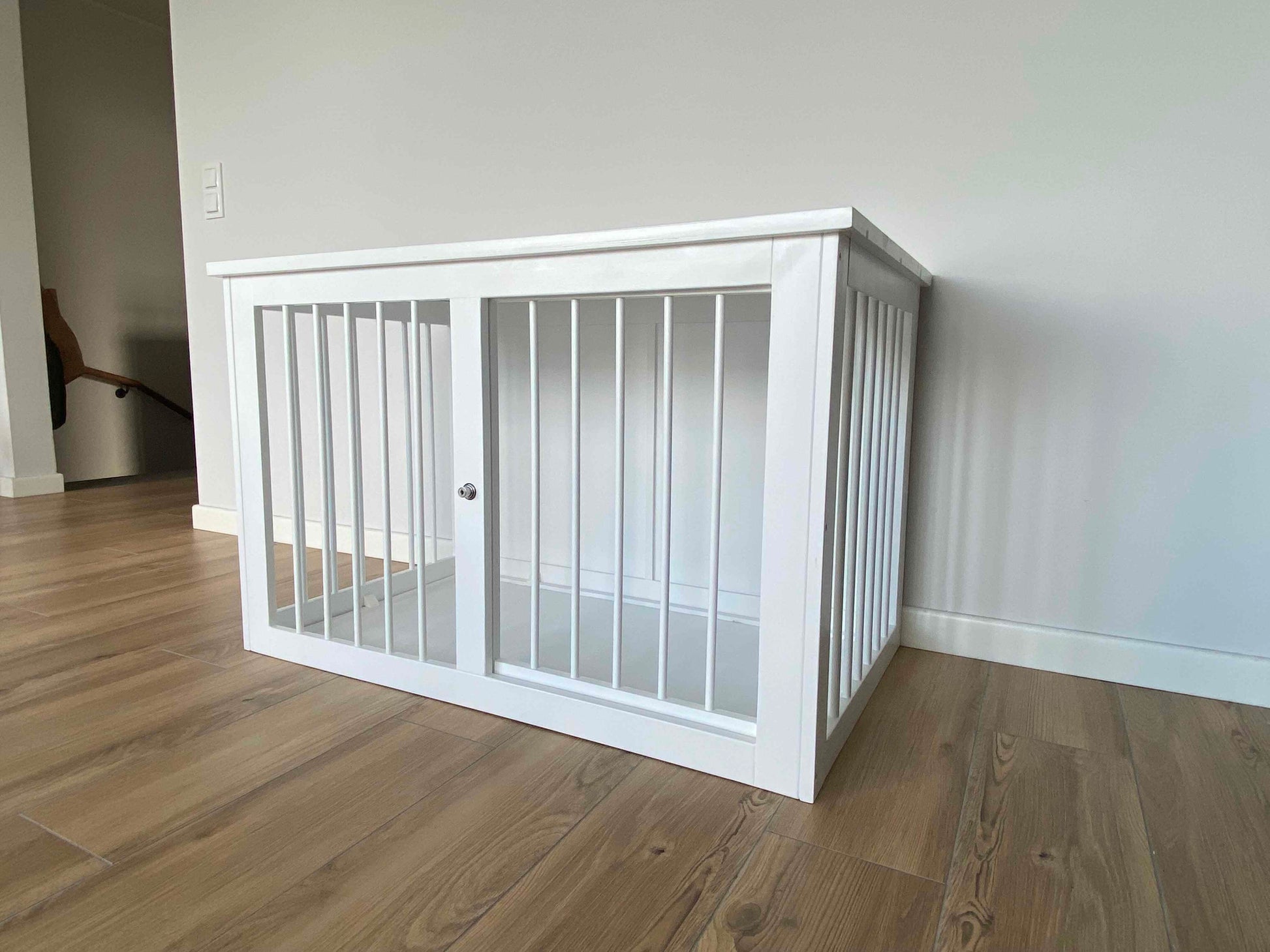 Elegant White Dog Crate Furniture: Comfortable, Durable, Beautiful Design - Image 8