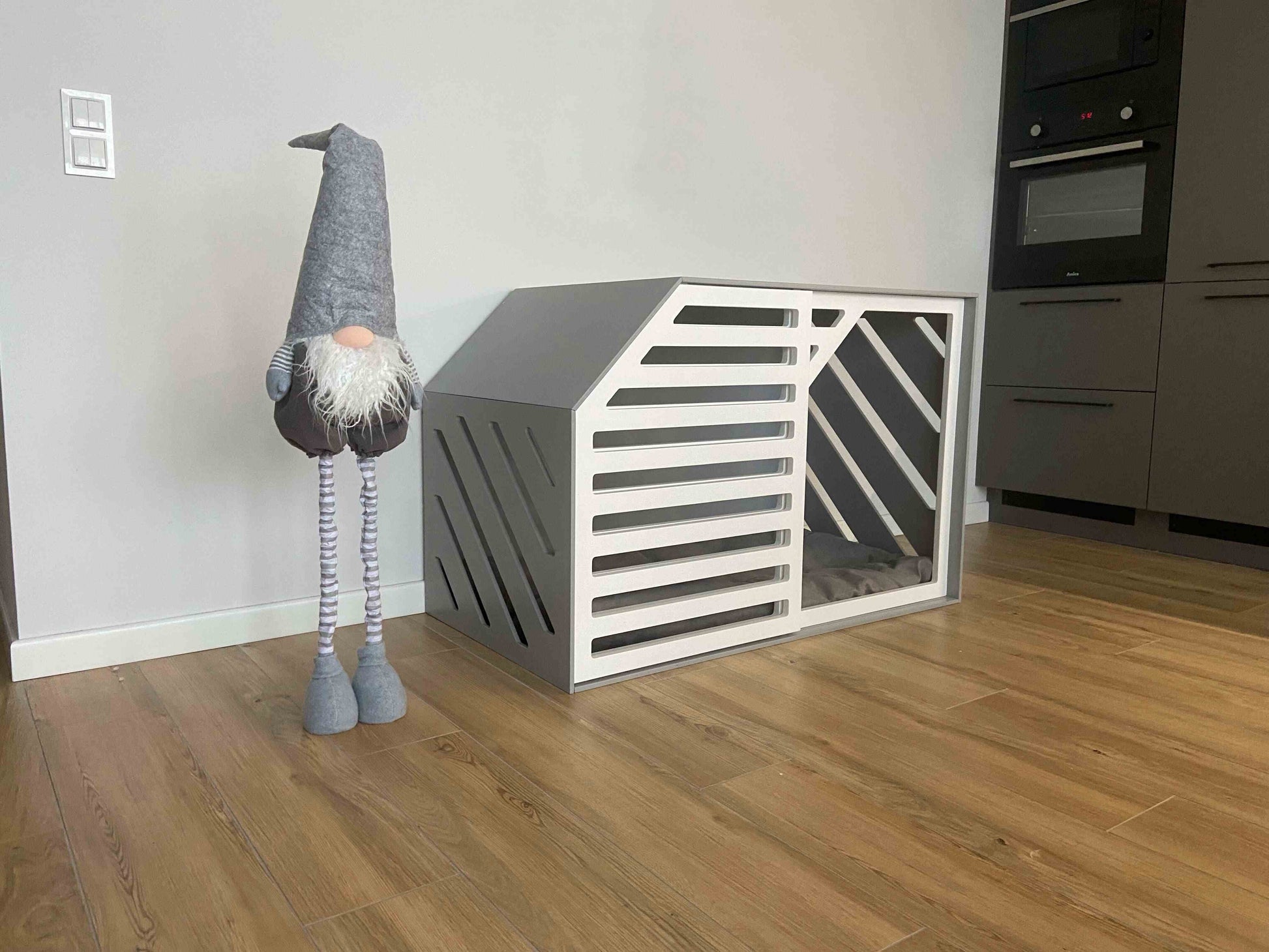 Modern Wooden Dog Kennel - Chic and Minimalist Pet Furniture - Image 9