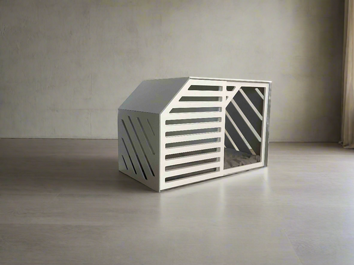 Modern Wooden Dog Kennel - Chic and Minimalist Pet Furniture - Image 11