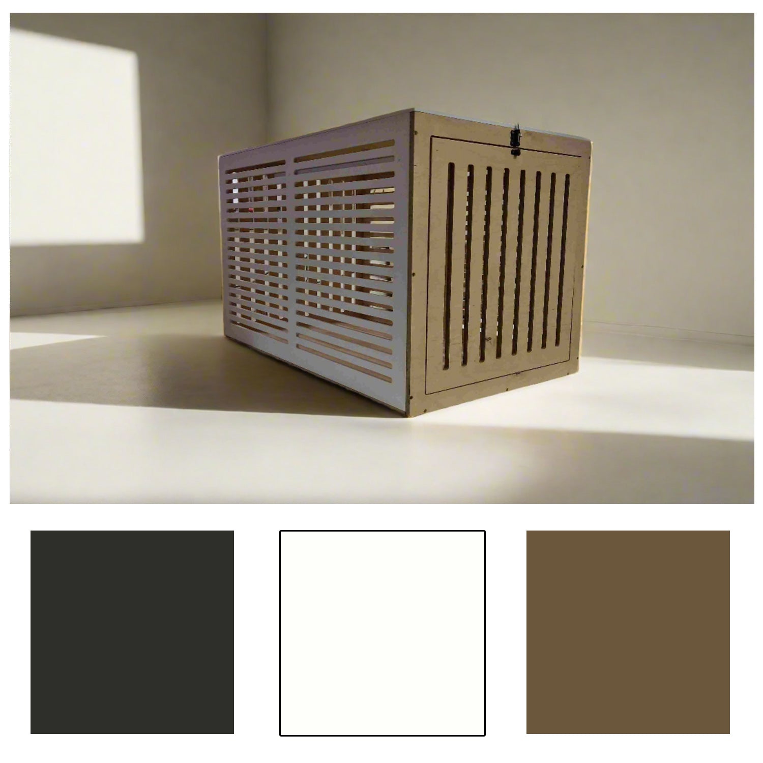 Luxurious and Functional: Fancy Dog Cage with Cozy Side Garage Door - Image 5