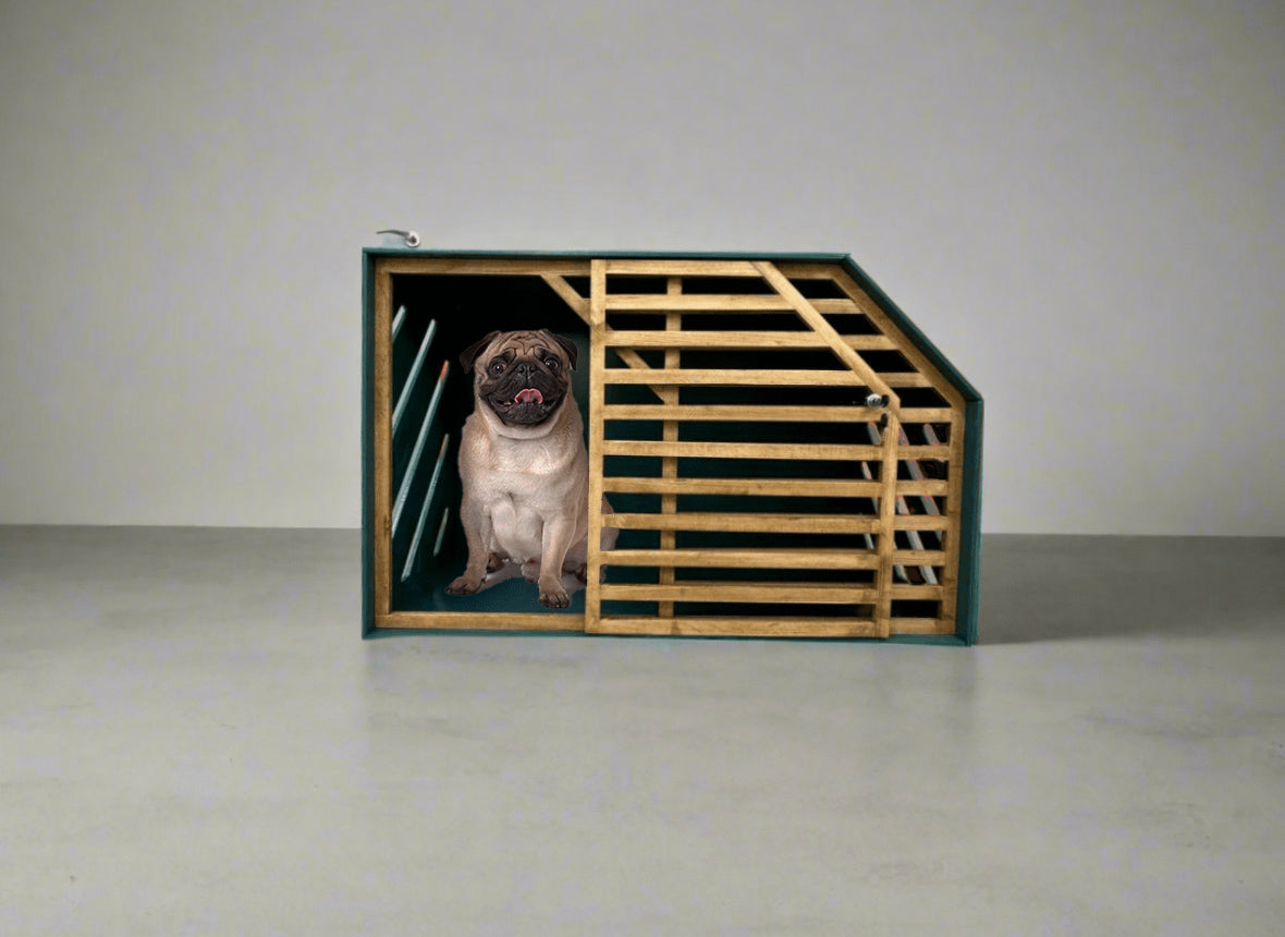 Unique Emerald Dog House - Stylish Shelter for Your Furry Companion - Image 2