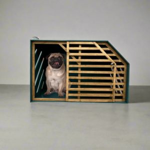 Unique Emerald Dog House - Stylish Shelter for Your Furry Companion