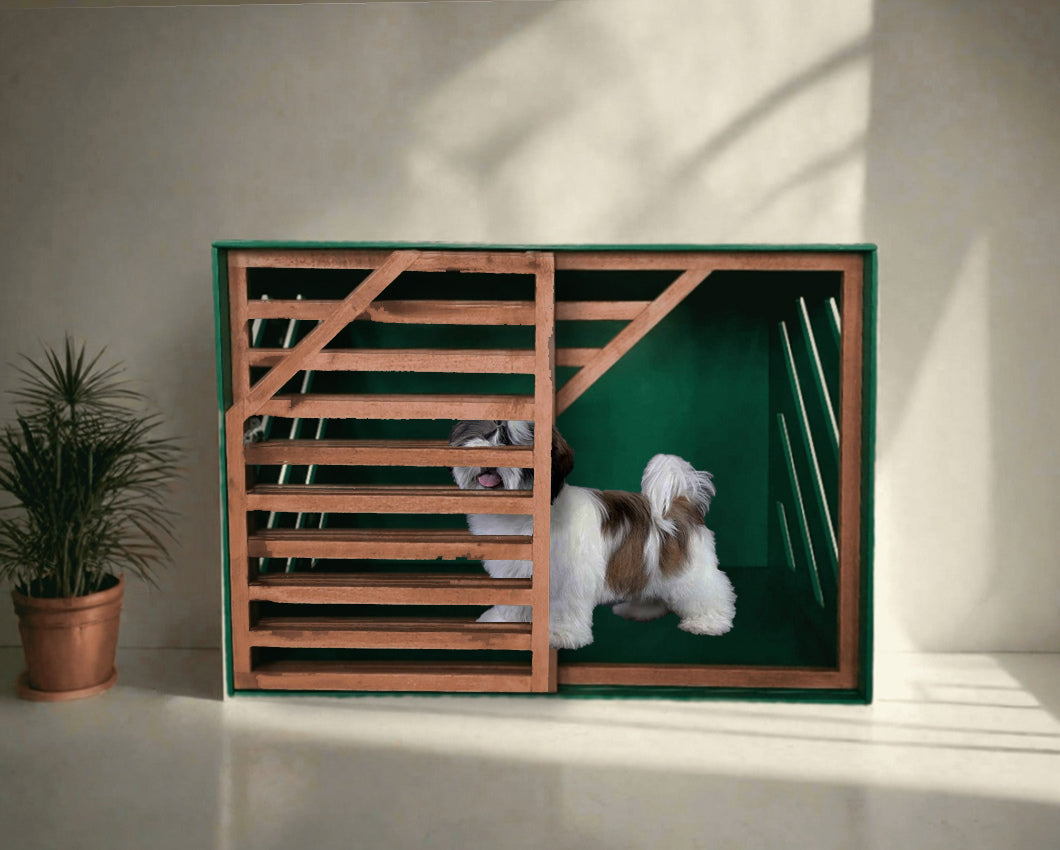 Green Dog House - Create a Safe and Stylish Haven for your Pet - Image 2